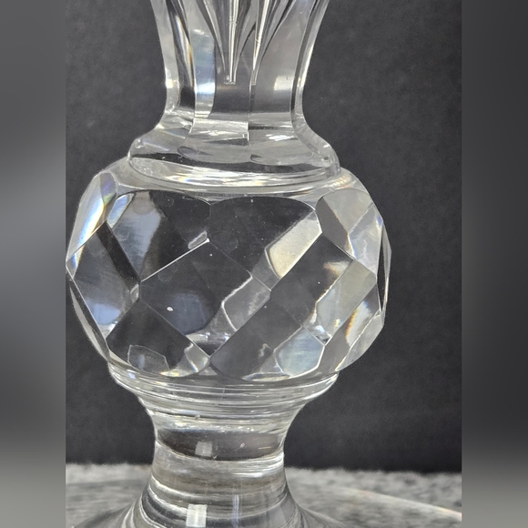 Vtg. Mikasa Crystal Richelieu Candle HoIders Candle Sticks Qty 2 Set Collectible - Picture 2 of 6